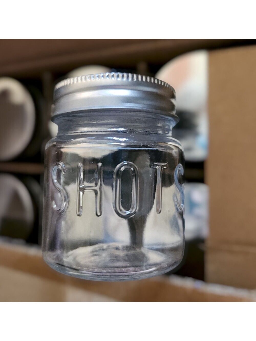 Mason Jar 2 Oz Shot Glasses With Lids, Set Of 12 Wedding Party Bar Favor Gift